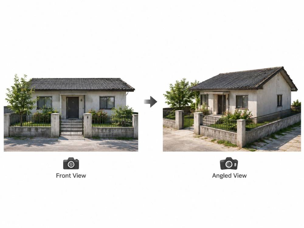 Đổi góc ảnh bằng AI